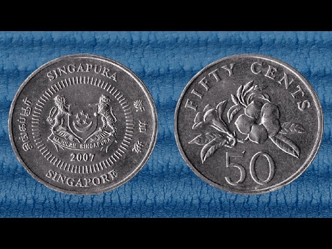 🇸🇬 1992-2013 50 Singapore Cents Standard Circulation Coin
