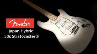 Video thumbnail for Awesome Strat!!  Fender Japan Hybrid 50s Stratocaster® by Jon is just TOO LouD!!