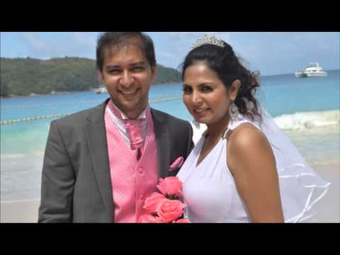 Beach Wedding in Les Seychelles