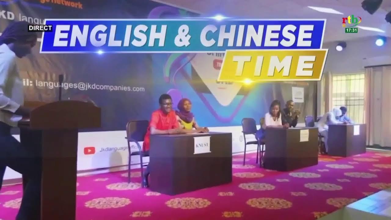 RTB - English and chinese Quiz competition inter-universités with JKD Language Network BF