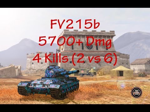 FV215b - 5700+ Dmg - 4 Kills (2 vs 6)