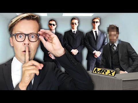 Matt Crashes Secret Meeting to see MR X’s Face Reveal!  24 Hours inside Game Master Headquarters Video