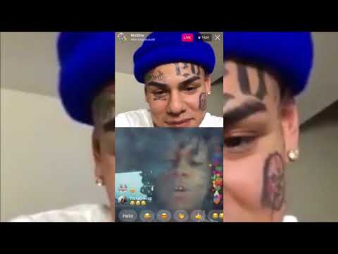 6ix9ine DISSES Trippie Redd on IG LIVE again, Trippie Redd HANGS UP (Full IG CALL)