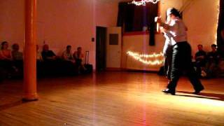 Marcela Guevara & Stefano Giudice Milonga demo at Practilonga-939 (NYC)