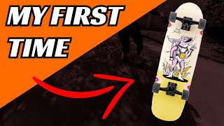 Trying the Landyachtz Tugboat for the first time!! (Tugboat Vs Dinghy)