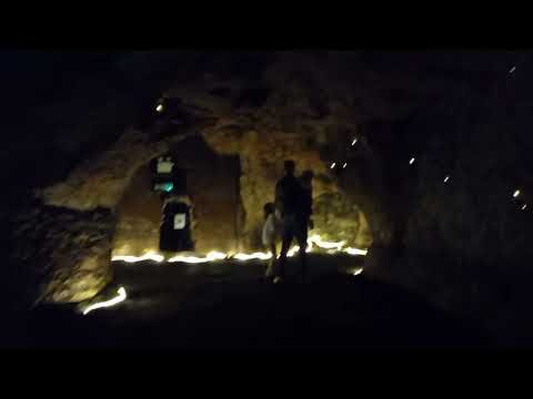 WANDERING around in the DARK - Inside a CAVE with Sparkles of Light and Music