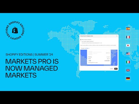 Managed Markets Feature | 2D Animation | Brand Film | Shopify