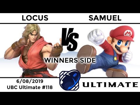 UBC Ultimate #118: WR2 - TGS|Locus (Ken) vs Samuel (Mario)