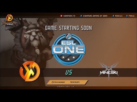 Signature.Trust Vs Mineski Bo3 - ESL One - New York 2015 - Caster : RoCkLEE-
