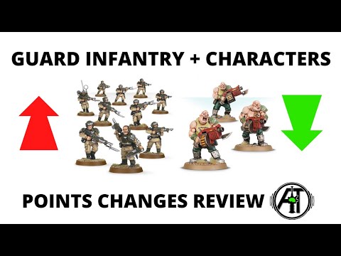 Astra Militarum Points Changes - Chapter Approved 2020 - Infantry + Characters for Imperial Guard