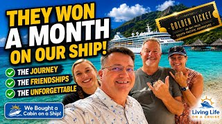 Golden Ticket Winners to the South Pacific 🌴 | 30 Days Aboard Villa Vie Odyssey Became Family
