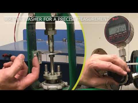 Direct Acting Control Valve Bench Set Adjustment