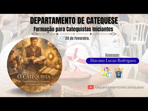 O Catequista, testemunha da fé e guardião da memória de Deus.