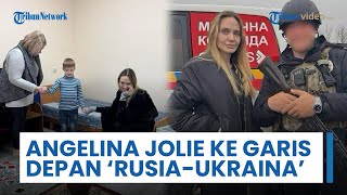 Angelina Jolie ke Kota Garis Depan Medan Perang Rusia-Ukraina, Pakai Rompi Antipeluru Bedera Ukraina