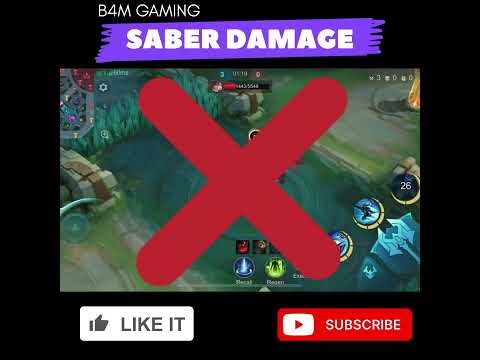 ✅ Saber damage tutorial by B4M #tutorial