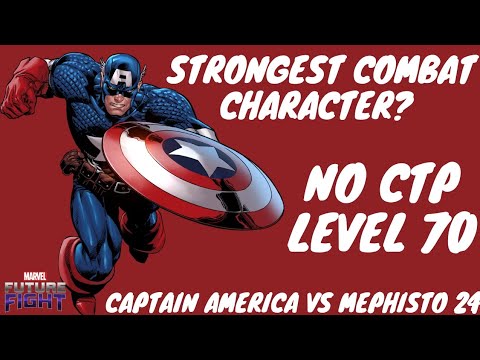 F2P Captain America vs Mephisto Stage 24 - Marvel Future Fight