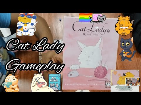 Cat Lady | Gameplay | 3 x 3 Grid Draft Set Collection