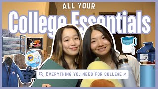 THE ULTIMATE COLLEGE PACKING LIST | dorm essentials, tech, clothes — all based on our experience!