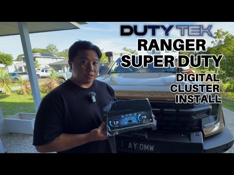 Ranger Super Duty -  10" to 12" Digital Cluster Upgrade Install Australia