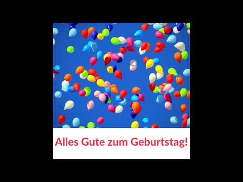 Wir feiern Geburtstag - Kinderlied zum Kindergeburtstag - Happy Birthday