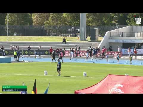 Boys U9 200m Timed Final 2: 2022/23 State Track and Field Championships