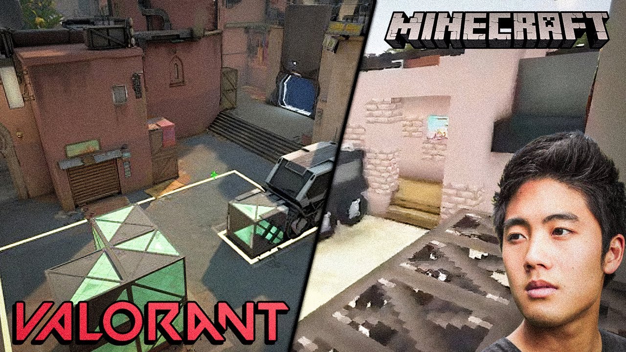 RECREATING A VALORANT MAP [Bind] IN MINECRAFT with Friends!