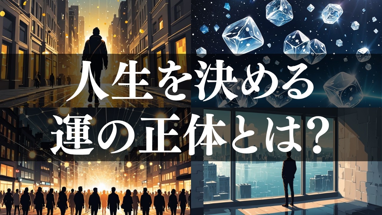 【人生＝運】科学が解き明かした運の正体とは？