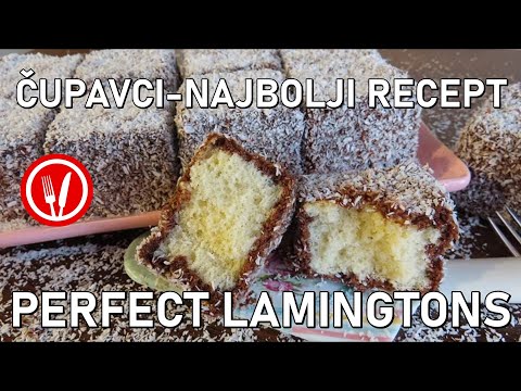 Čupavci Najbolji Recept🔹Lamingtons Perfect & Easy Recipe