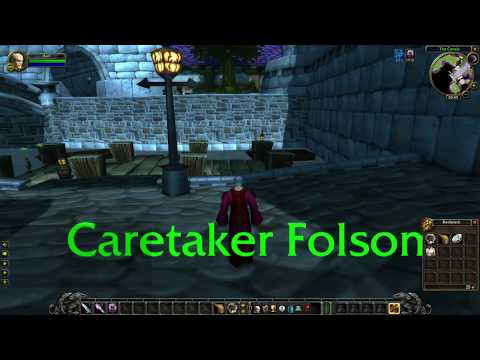Caretaker Folson npc location - WoW Classic