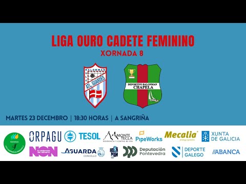 Liga Ouro Cadete Feminino | Xornada 8 | Mecalia Atlético Guardés vs Fundación Alba Torres Bm Chapela