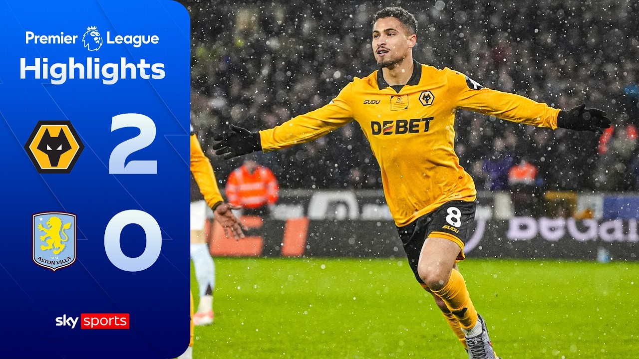 Wolves stun third-placed Villa | Wolves 2-0 Aston Villa | Premier League Highlights
