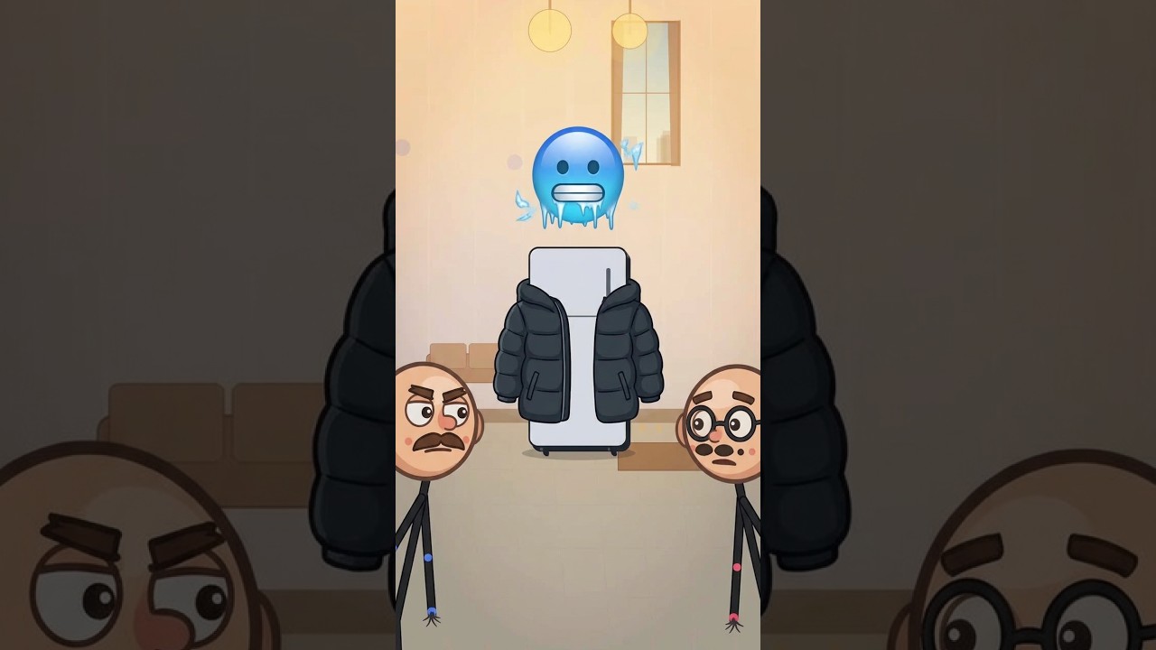 Why Is the Fridge Wearing a Winter Coat! 😂  Funny Comedy Short