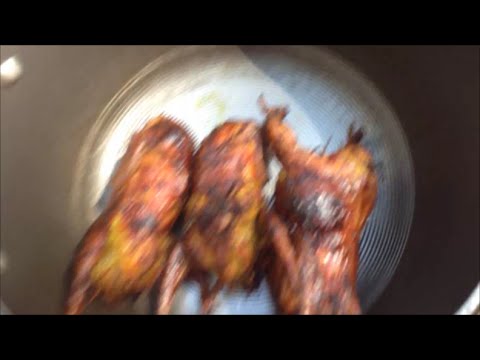 YUMMY CAMBODIAN STUFF QUAILS-CAMPING FOOD/ASIAN FOOD/OUTDOOR COOKING!!