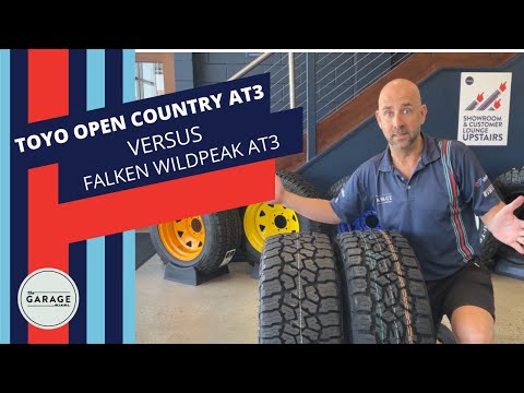 Toyo Open Country AT3 versus Falken Wildpeak AT3 at The Garage Miami