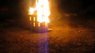 Sprague Family Matchstick Building Burn 2013/2014