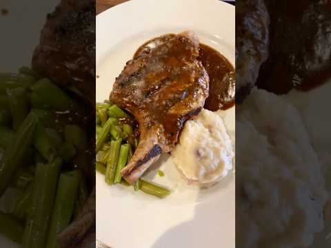 Thumbnail for Delicious Pork Chop with Mashed Potato #carnivalcruise  #porkchops  #pork #cruisefood #cruiselife