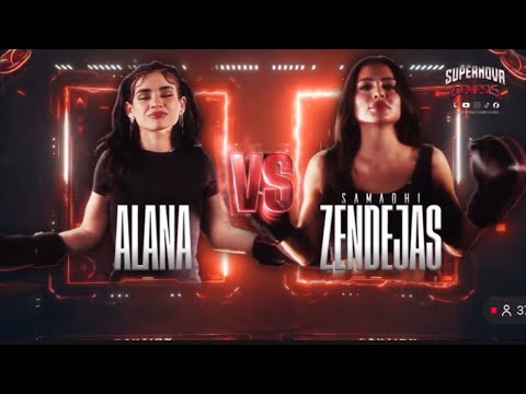 ALANA FLORES VS SAMADHI ZENDEJAS CONFIRMADO (SUPERNOVA GENESIS BOXING)