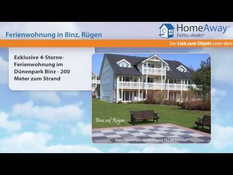 Binz: Exklusive 4-Sterne-Ferienwohnung im Dünenpark Binz - 200 Meter zum - FeWo-direkt.de Video