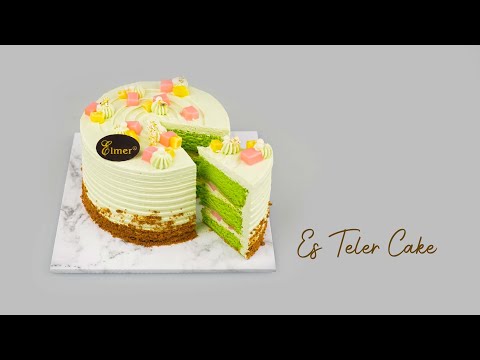 ES TELER CAKE | Es Teler Dijadikan Kue | Aneka Cake Elmer
