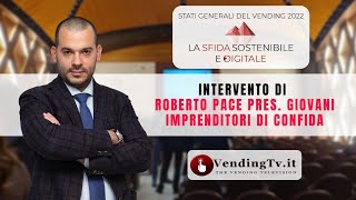 Intervento di Roberto Pace Presidente Giovani Imprenditori di CONFIDA