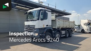 Camion-benne Mercedes-Benz Arocs 3240 8X4 12m3 3-Side Tipper Automatic Euro 6 à vendre - Image 4 | Autoline SN Camion-benne Mercedes-Benz Arocs 3240 8X4 12m3 3-Side Tipper Automatic Euro 6 | Image 4 - Autoline