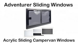 Adventurer ASL Acrylic Sliding Motorhome Campervan Window