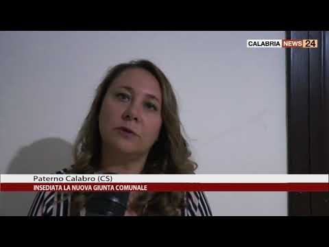 INSEDIATA UFFICIALMENTE A PATERNO CALABRO LA NUOVA GIUNTA COMUNALE