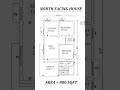 20 X 40 North Facing House Plan 2bhk Housedesign Homeplan Houseplans 2bhk Home Homedesign