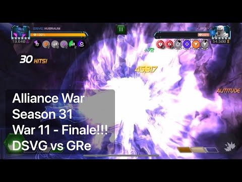 MCOC AW S31 War 11 - vs GRe - Tigras Last Solo