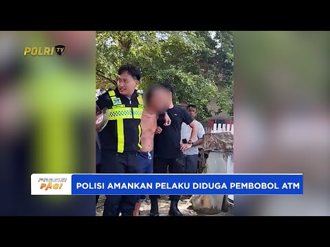 POLRES BONE BOLANGO AMANKAN PELAKU PEMBOBOL ATM
