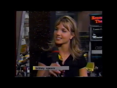 Katie Holmes & Britney Jean Spears join Dave Holmes on MTV's TRL - March 23, 1999 - Jordan Knight