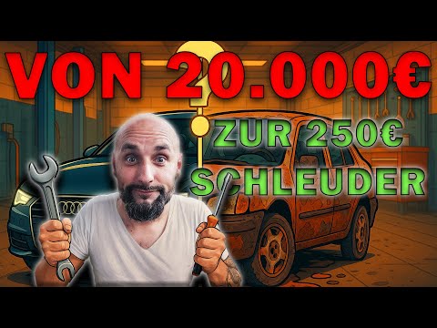 Vom Audi A7 zum Schrottauto!? | Mein neues Projektauto & Daily für 250 € PART 1