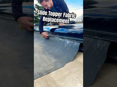 Slide Topper Fabric Replacement.