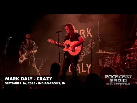 Mark Daly performs "Crazy" in Indianapolis on September 16, 2025